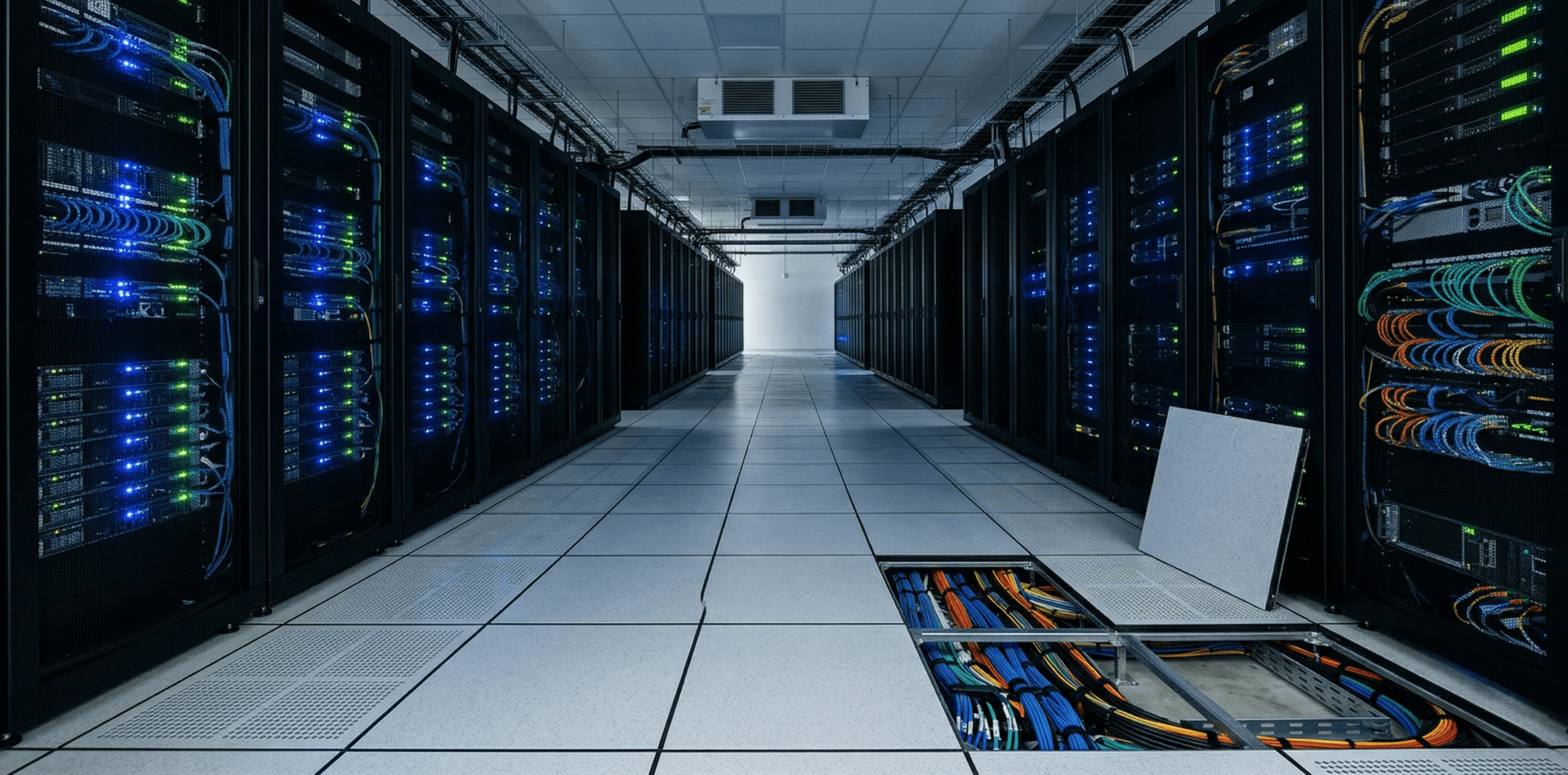 Data centers com piso elevado axxio