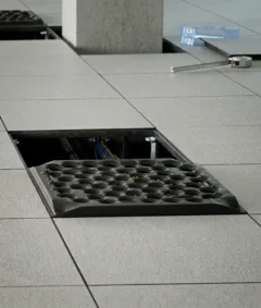 axxio piso elevado com tampa aberta